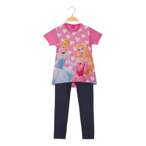 Disney Completo corto da bambina con leggings Completi 3-16 Anni bambina Rosa taglia 03