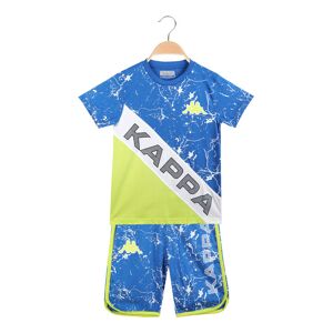 Kappa Completo corto da ragazzo con stampe t-shirt + bermuda Completi 3-16 Anni bambino Blu taglia 10