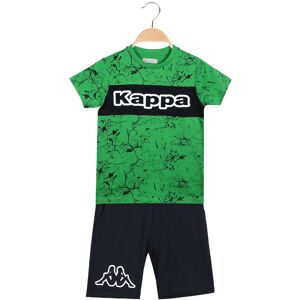 Kappa Completo sportivo 2 pezzi da bambino in cotone Completi 3-16 Anni bambino Verde taglia 03