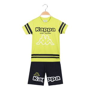 Kappa Completo sportivo corto da bambini in cotone Completi 3-16 Anni bambino Verde taglia 08