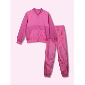 Lollitop Completo sportivo da bambina 2 pezzi con zip Completi 3-16 Anni bambina Fucsia taglia 09/10