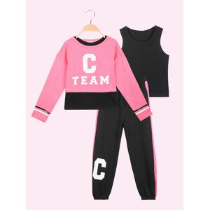 Lollitop Completo sportivo da bambina 3 pezzi Completi 3-16 Anni bambina Fucsia taglia 08