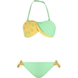 Leonado Costume bambina 2 pezzi bicolore Bikini bambina Verde taglia 16/17