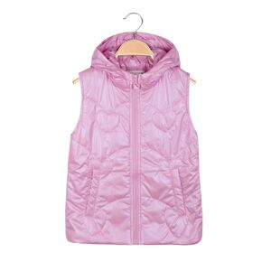 Pink Baby Giacca smanicata da bambina con cappuccio Smanicato bambina Fucsia taglia 04