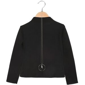 Solada Maglia da bambina accollata in pile Pullover bambina Nero taglia 04