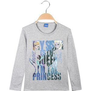 Disney Maglietta bimba Anna E Elsa in caldo cotone T-Shirt Manica Lunga bambina Grigio taglia 03