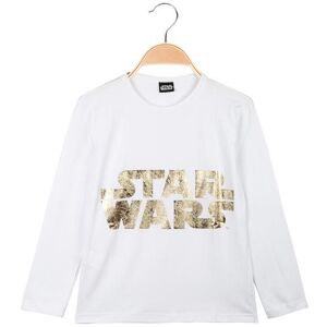 Star Wars Maglietta bimbo a manica lunga con stampa scritta T-Shirt Manica Lunga bambino Bianco taglia 14