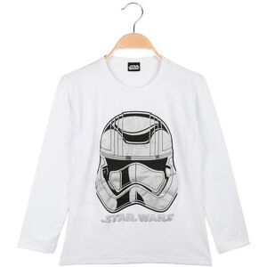 Star Wars Maglietta ragazzo manica lunga con disegno T-Shirt Manica Lunga bambino Bianco taglia 18