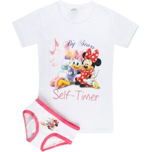 Disney MINNIE MOUSE completo intimo 2 pezzi da bambina Completi Intimi bambina Bianco taglia 07/08