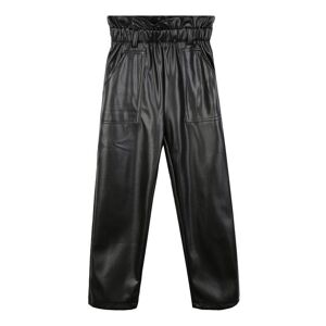 J Y Pantaloni bimba a in ecopelle vita alta Pantaloni Casual bambina Nero taglia 06