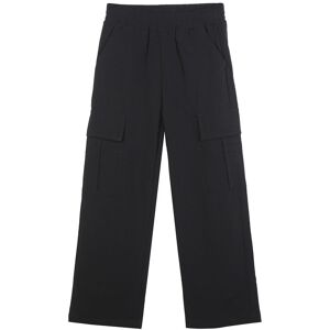 Luisa Chic Pantaloni da bambina con tasconi Pantaloni Casual bambina Nero taglia 08