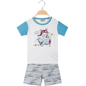 Kotton Pigiama corto neonato in cotone Pigiami bambino Bianco taglia 12M