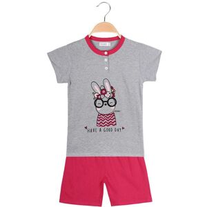 Hooky Pigiama corto t-shirt + bermuda Pigiami bambina Grigio taglia 04