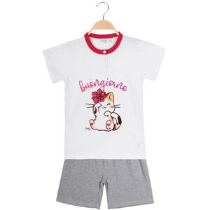 Hooky Pigiama estivo bimba 2 pezzi Pigiami bambina Bianco taglia 07