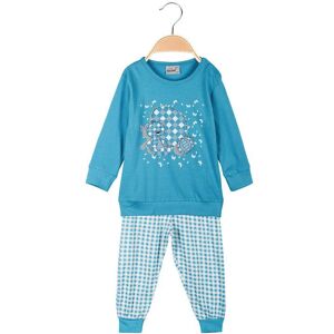 Kotton Pigiama lungo 2 pezzi da neonato in cotone Pigiami bambino Blu taglia 12M