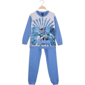 Mix'N Match Pigiama lungo in cotone bambino Pigiami bambino Blu taglia 03