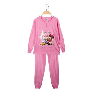 Disney Pigiama lungo in cotone Minnie e Paperina Pigiami bambina Rosa taglia 07/08