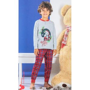 Disney Pigiama natalizio da bambino in caldo cotone Pigiami bambino Grigio taglia 07/08