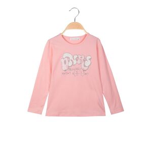 Sweet T-shirt da bambina a maniche lunghe con strass T-Shirt Manica Lunga bambina Rosa taglia 12