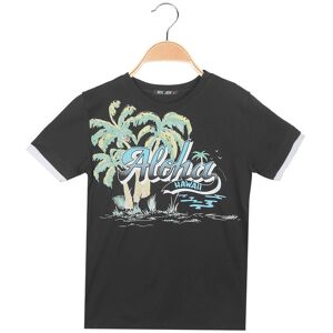 Mr Jek T-shirt da bambino con stampa Hawaii T-Shirt Manica Corta bambino Nero taglia 08