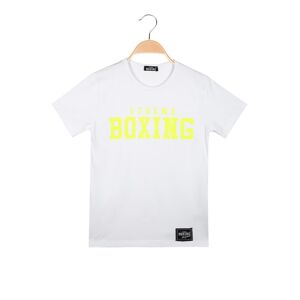 Xtreme Boxing T-shirt da ragazzo in cotone T-Shirt Manica Corta bambino Bianco taglia 16