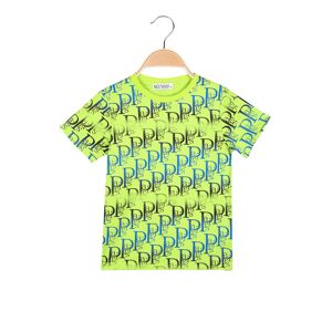 mg T-shirt in cotone da ragazzo T-Shirt Manica Corta bambino Verde taglia 08