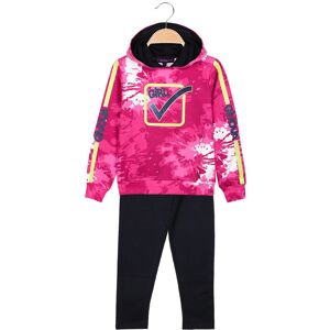 Givova Tuta da bambina con cappuccio in cotone felpato Tute Sportive bambina Fucsia taglia 03