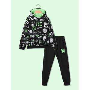 Mr Jek Tuta sportiva 2 pezzi da bambino con cappuccio Completi 3-16 Anni bambino Nero taglia 04