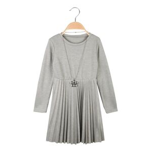 Solada Vestito donna plissettato a manica lunga Vestiti bambina Grigio taglia 08