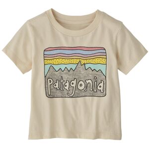 Patagonia Baby Fitz Roy Skies - T-Shirt - bambino Red 12M