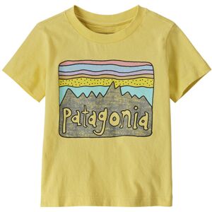 Patagonia Baby Fitz Roy Skies - T-Shirt - bambino Yellow 12M