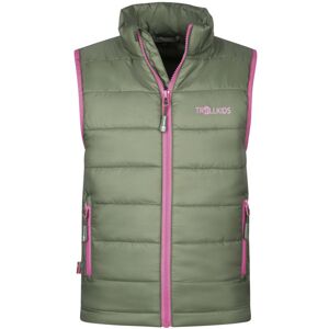 Trollkids Kids Trondheim - gilet - bambino Green/Pink 104