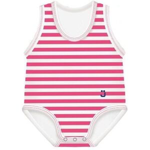 Jbimbi J-bimbi Body 0-36 Mesi Estate Cotone Bio Righe Fuxia E Bianche 1 Pezzo