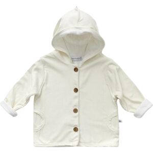 Bamboom Cardigan bambino con cappuccio Pure Panna Taglia 6 Mesi