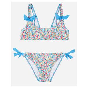 Calzedonia Costume Due Pezzi Bambina Flower Meadow Bambina Blu 10