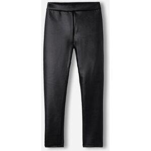 Calzedonia Leggings Termico Effetto Pelle da Bambina Bambina Nero 5-6