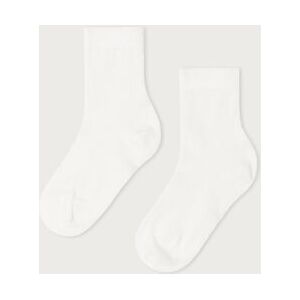 Calzedonia Calze Corte in Cotone da Neonato Bianco 15-18