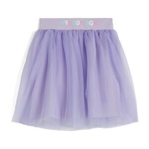 Freddy Gonna da bambina con sopragonna in tulle colore pastello Lilla Junior 14 Anni