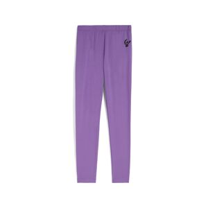 Freddy Leggings in cotone elasticizzato con piccolo logo sul fianco Viola Junior 4 Anni