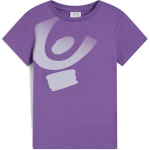 Freddy T-shirt bambina in cotone con maxi logo dégradé Viola Junior 4 Anni