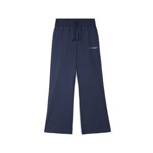 Freddy Pantaloni da bambina in felpa a fondo ampio con spacchi Blue Junior 4 Anni