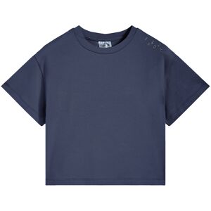 Freddy T-shirt corta da bambina con logo glitter sulla spalla Blue Junior 8 Anni