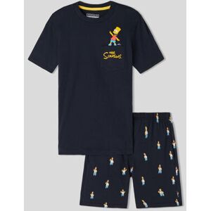 Intimissimi Pigiama Corto Bimbo The Simpsons Homer Bambino Blu Taglia 12-13