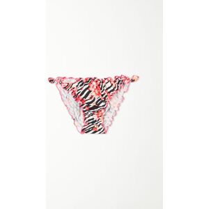 Tezenis Costume Slip Bimba Punto Bambola Bambina Animalier Tamaño S/M