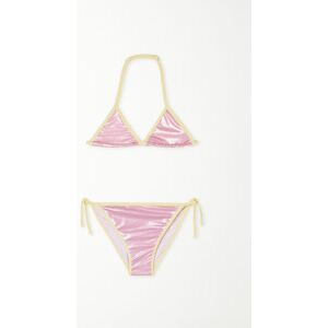 Tezenis Bikini Triangolo Glossy Bicolor Bimba Bambina Tamaño 10-11