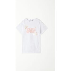 Tezenis T-Shirt Girocollo in Cotone con Stampa Bambina Stampa Tamaño 12-13