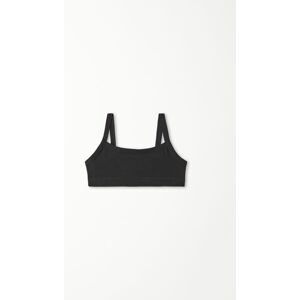 Tezenis Brassiere Bimba Basic in Cotone Bambina Nero Tamaño 10-11