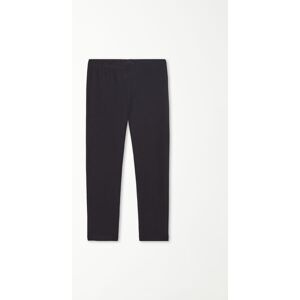 Tezenis Leggings Capri In Cotone Tinta Unita Bimba Bambina Nero Tamaño 10-11