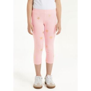 Tezenis Leggings Capri in Cotone Stampato Bambina Rosa Chiaro Tamaño 2-3