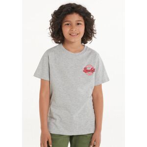 Tezenis T-Shirt Girocollo in Cotone con Stampa Bambino Grigio Tamaño 2-3